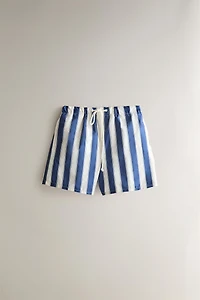 VERTICAL STRIPED BEACH SWIMSUIT