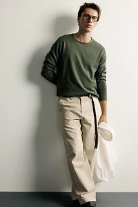 STRIPED REGULAR FIT JUMPER