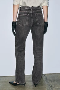 ZW COLLECTION HI-RISE STRAIGHT LEG JEANS