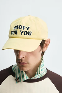 CASQUETTE INSCRIPTION HARRY LAMBERT FOR ZARA X DISNEY