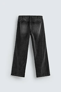 PANTALON EN VELOURS CÔTELÉ COUPE DÉCONTRACTÉE