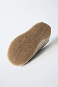 NEUTRAL LEATHER PLIMSOLLS