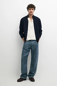 100% cotton knit cardigan
