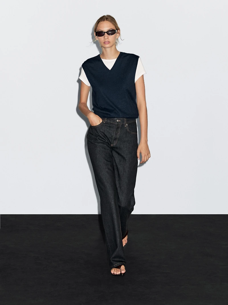 Jean large mid-rise