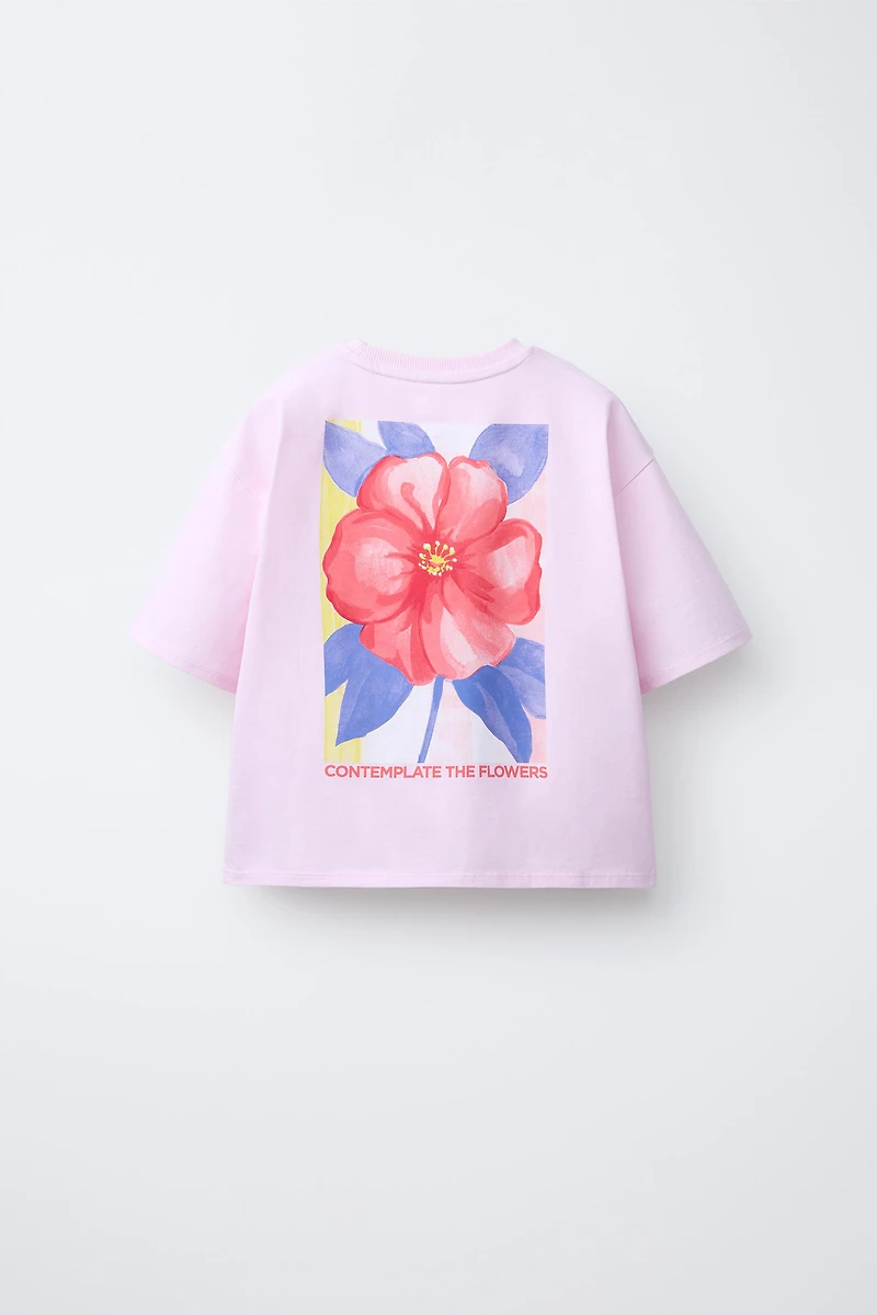 FLORAL PRINT T-SHIRT