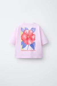 FLORAL PRINT T-SHIRT