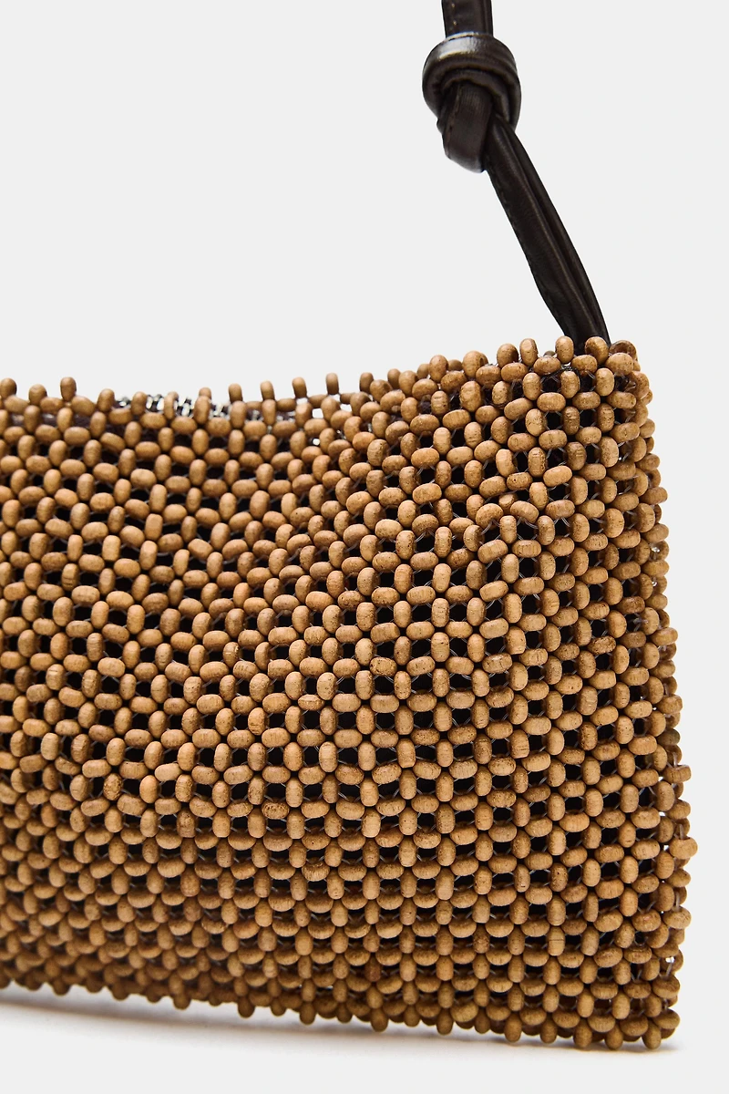 BEADED SHOULDER BAG