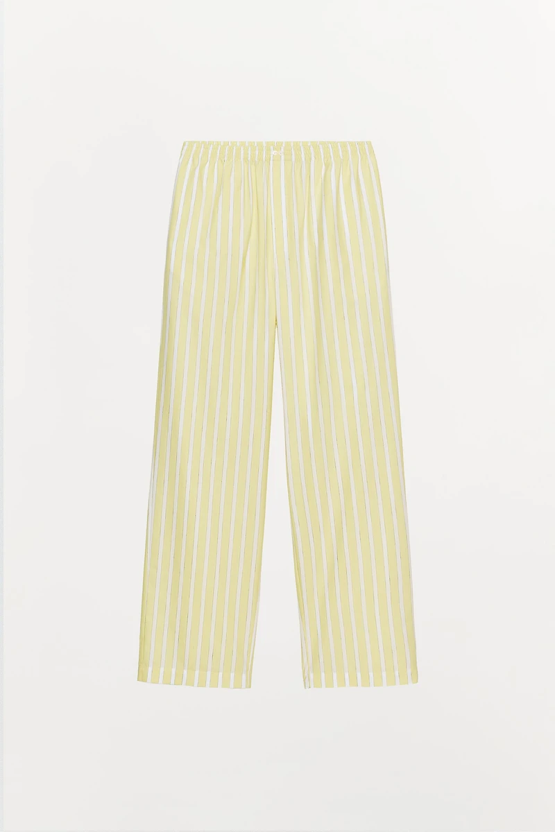 STRIPED PAJAMA PANTS