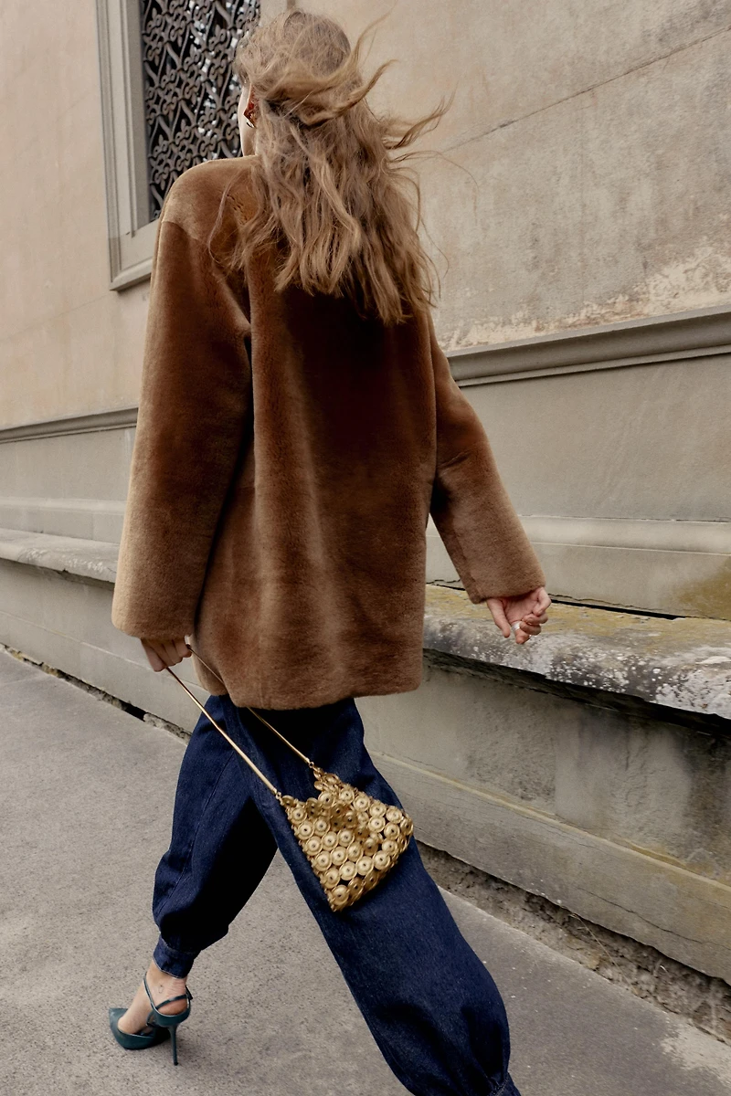 100% REVERSIBLE LEATHER COAT