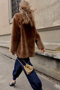 100% REVERSIBLE LEATHER COAT