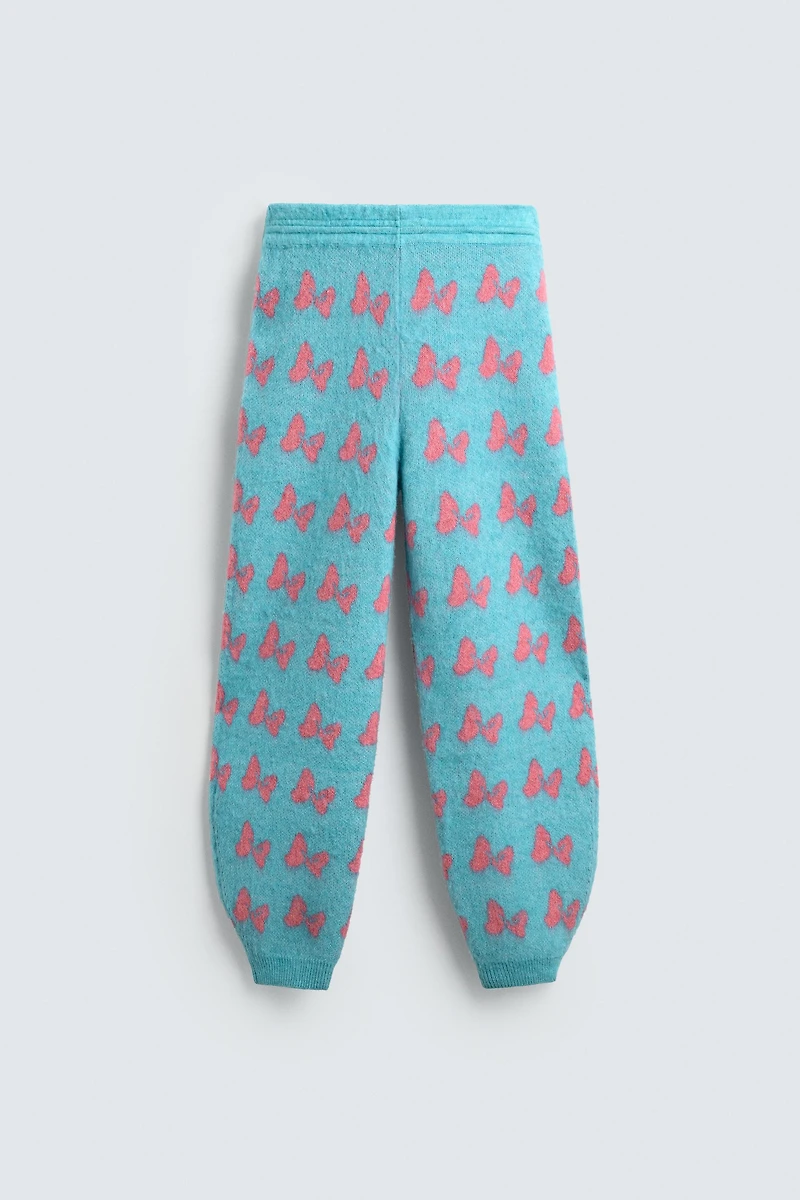 INTARSIA KNIT TROUSERS WITH TIES HARRY LAMBERT FOR ZARA X DISNEY
