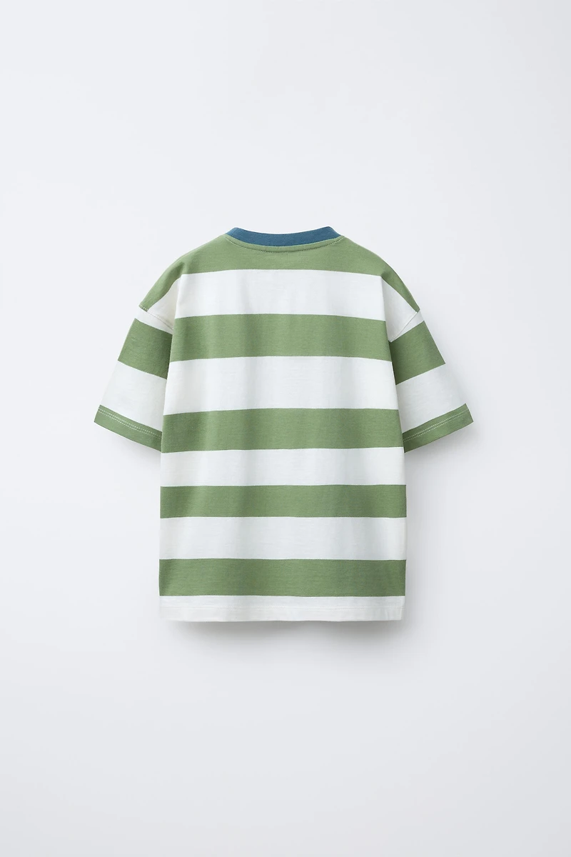 WIDE STRIPE T-SHIRT