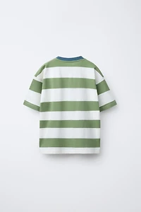 WIDE STRIPE T-SHIRT
