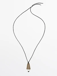 Leather pendant