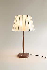 STRIPED GLASS TABLE LAMP