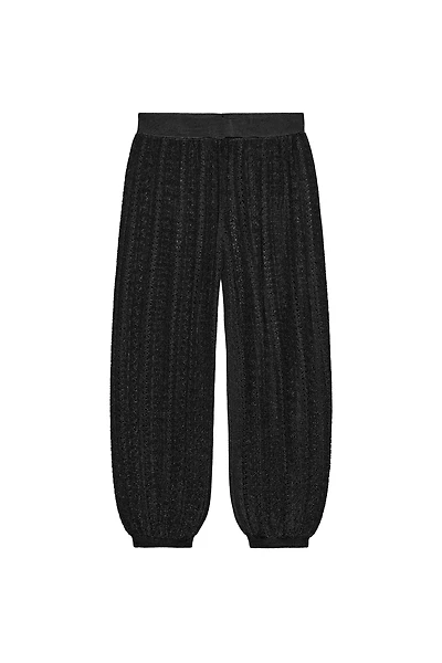 POINTELLE KNIT BLOOMER PANTS