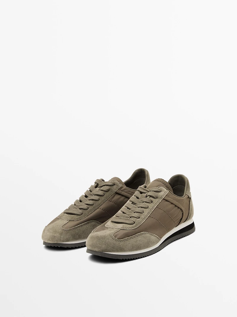 Combined fabric trainers