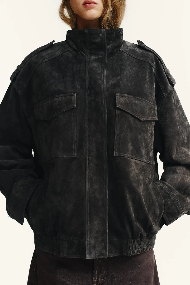 SUEDE LEATHER JACKET