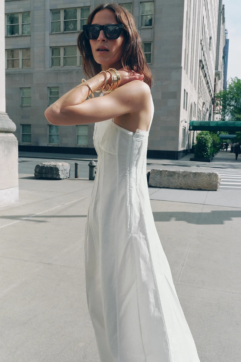 ZW COLLECTION TRIM MAXI DRESS