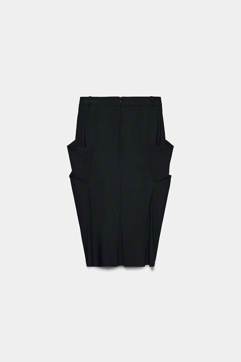 JUPE À POCHES DRAPÉES ZW COLLECTION