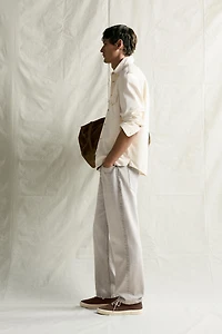 CONTRAST STITCH DENIM SHIRT