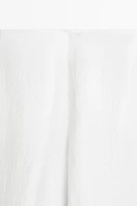 Linen blend palazzo trousers