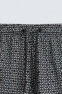GEOMETRIC PRINT SHORT SWIMSUIT