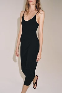 LONG STRAP DRESS