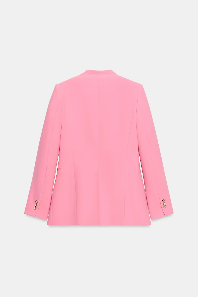 VESTE AJUSTÉE SANS REVERS