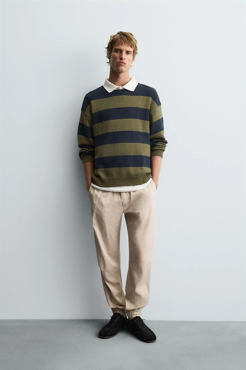 SLIM FIT JOGGER WAIST PANTS