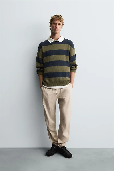 SLIM FIT JOGGER WAIST PANTS