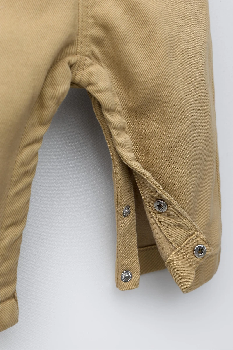 SALOPETTE EN SERGÉ LONGUE UNIE