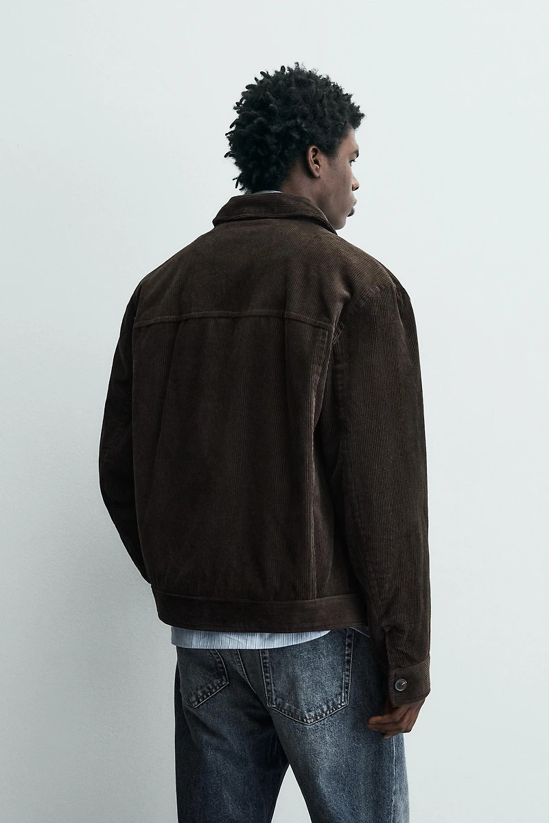 REGULAR FIT CORDUROY JACKET
