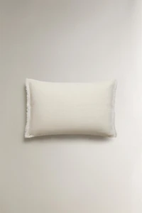 HEAVY LINEN THROW PILLOW COVER