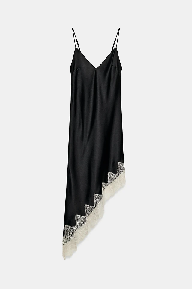 Zara LONG SATIN EFFECT DRESS at Mall of America in Bloomington, MN