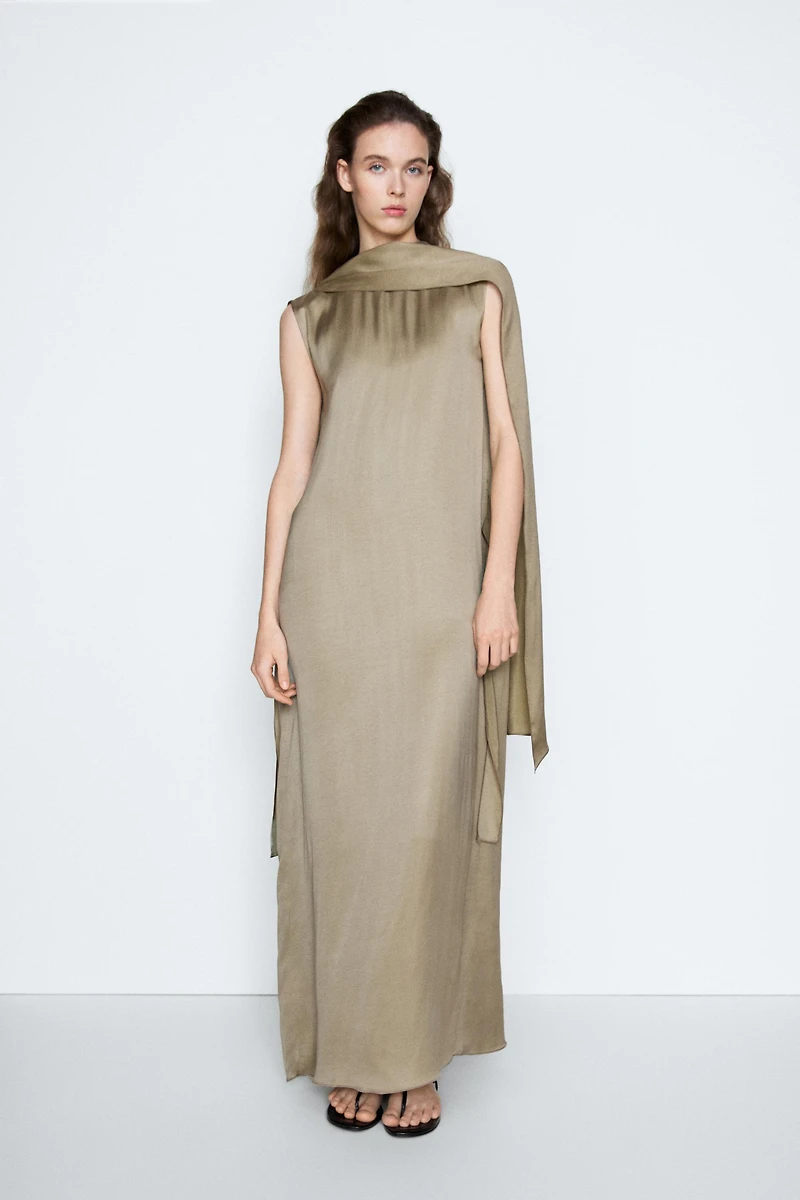 Robe fluide d''effet cape - STUDIO