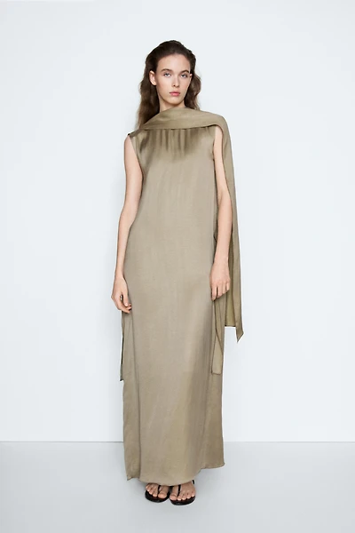 Robe fluide d''effet cape - STUDIO