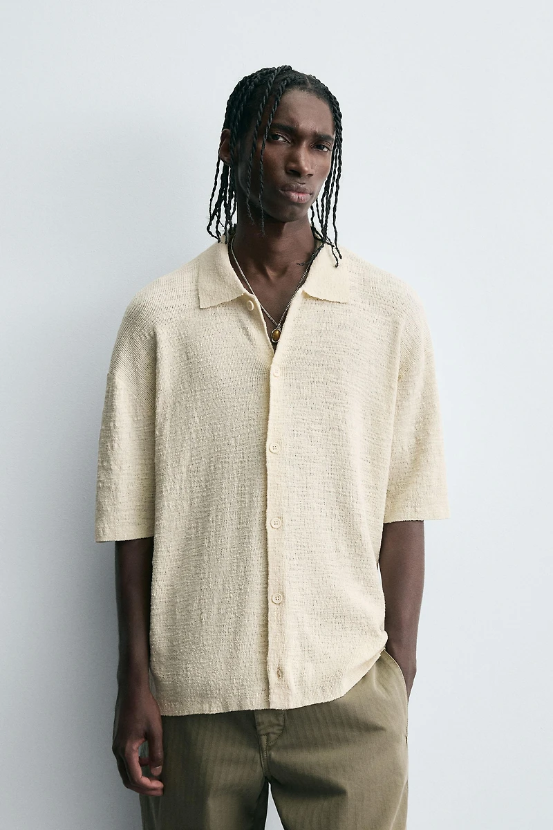 CHEMISE EN MAILLE IRRÉGULIÈRE