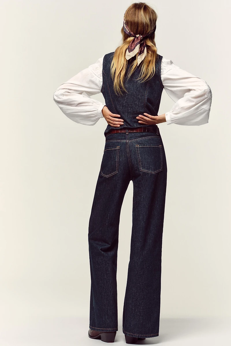 JEAN Z1975 WIDE LEG TAILLE HAUTE CEINTURE