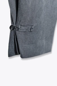PANTALON LIN À PINCES ZW COLLECTION