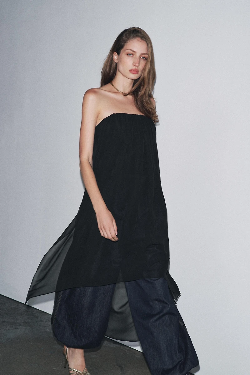 ZW COLLECTION STRAPLESS LONG TOP