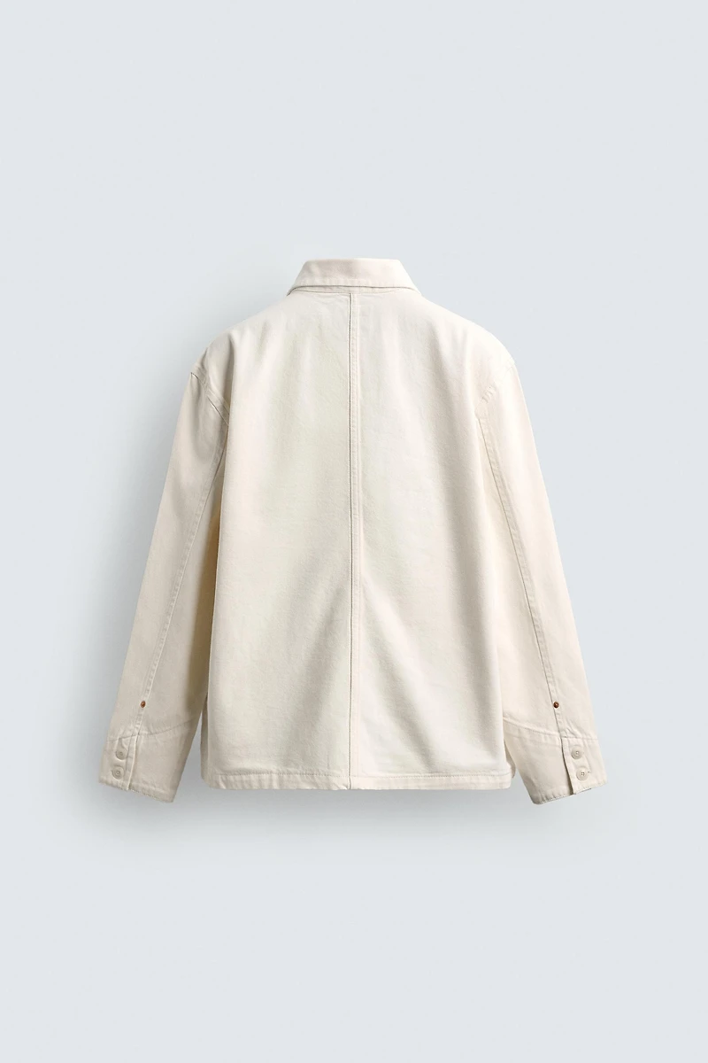 BLOUSON COUPE DÉCONTRACTÉE POCHES