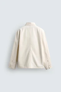 BLOUSON COUPE DÉCONTRACTÉE POCHES