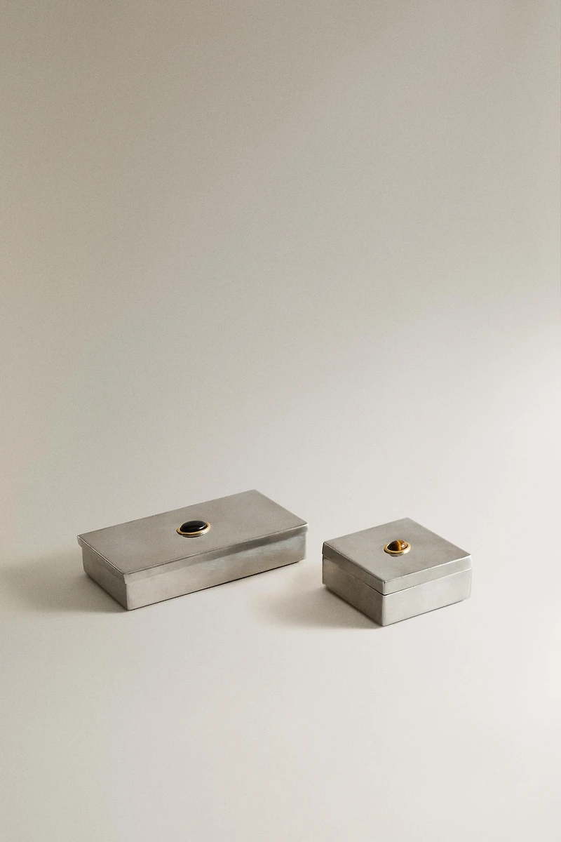 METAL STONE BOX