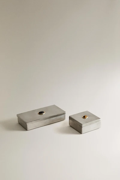 METAL STONE BOX
