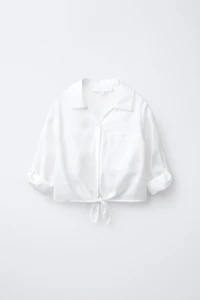 CHEMISE FLUIDE À NŒUD