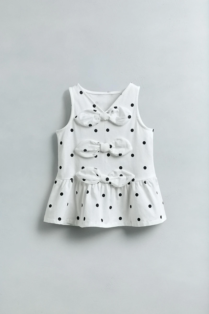CONTRAST TIE T-SHIRT