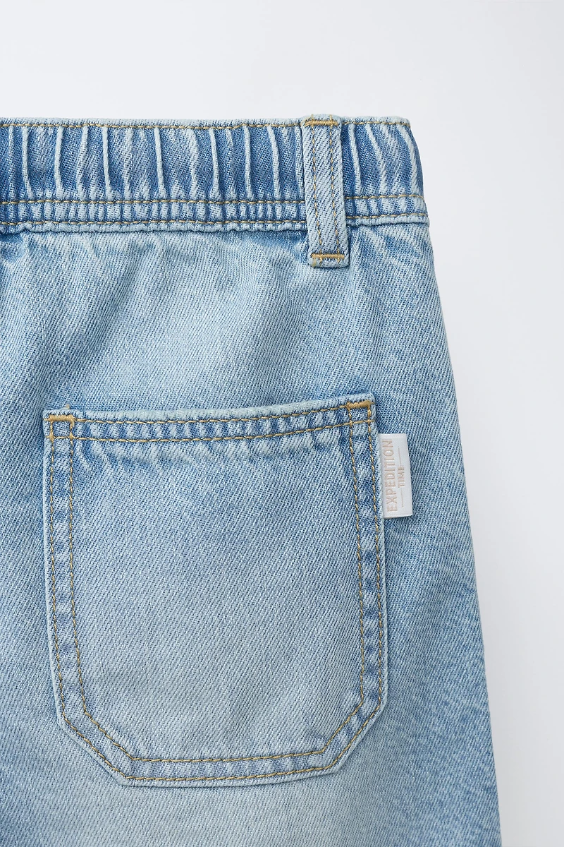 SHORT EN JEAN FLUIDE