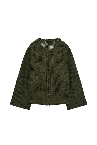 COMBINATION CROCHET JACKET