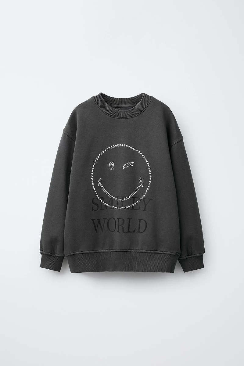 SMILEYWORLD ® STUD SWEATSHIRT
